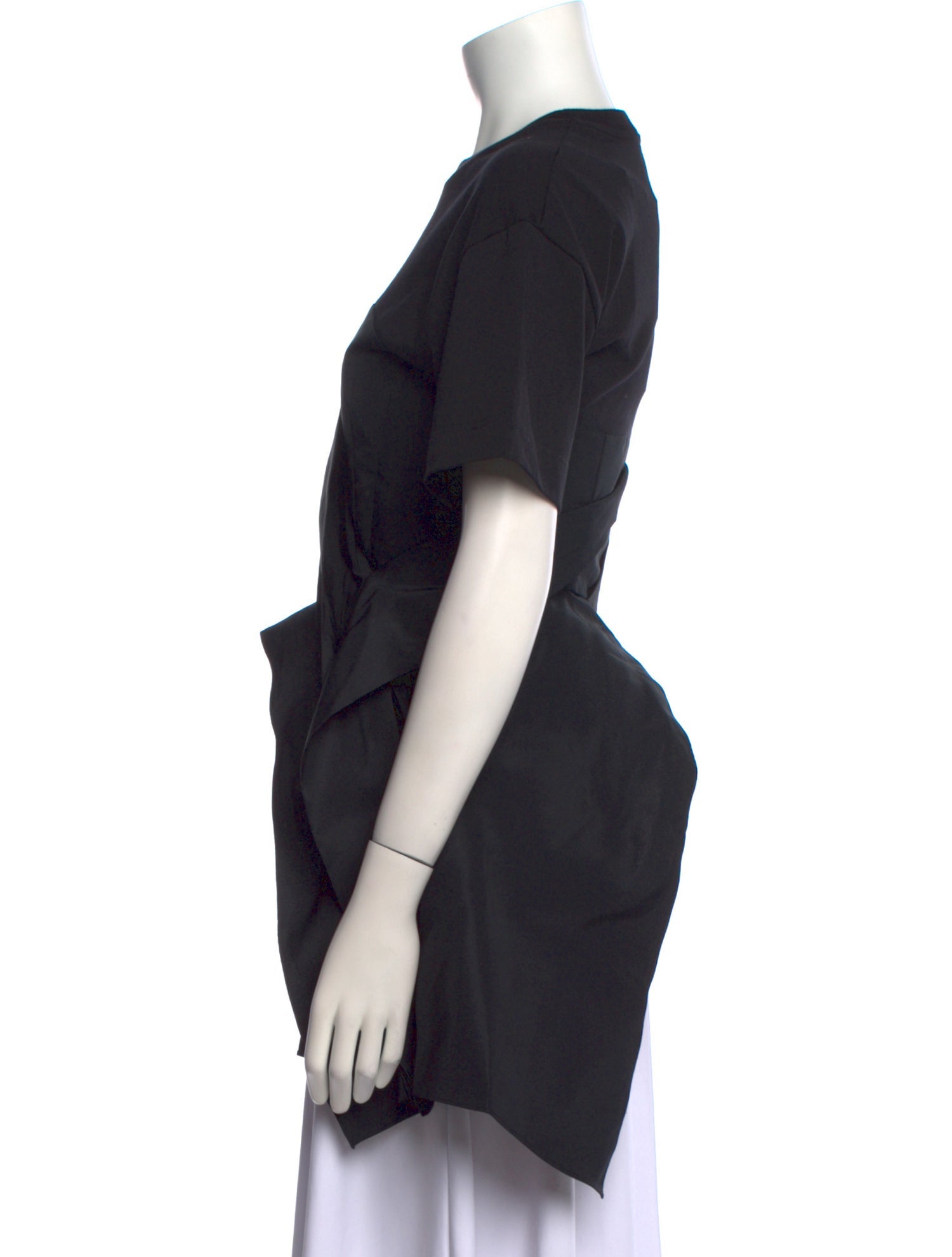 Alexander McQueen 2023 Crew Neck Crop Top