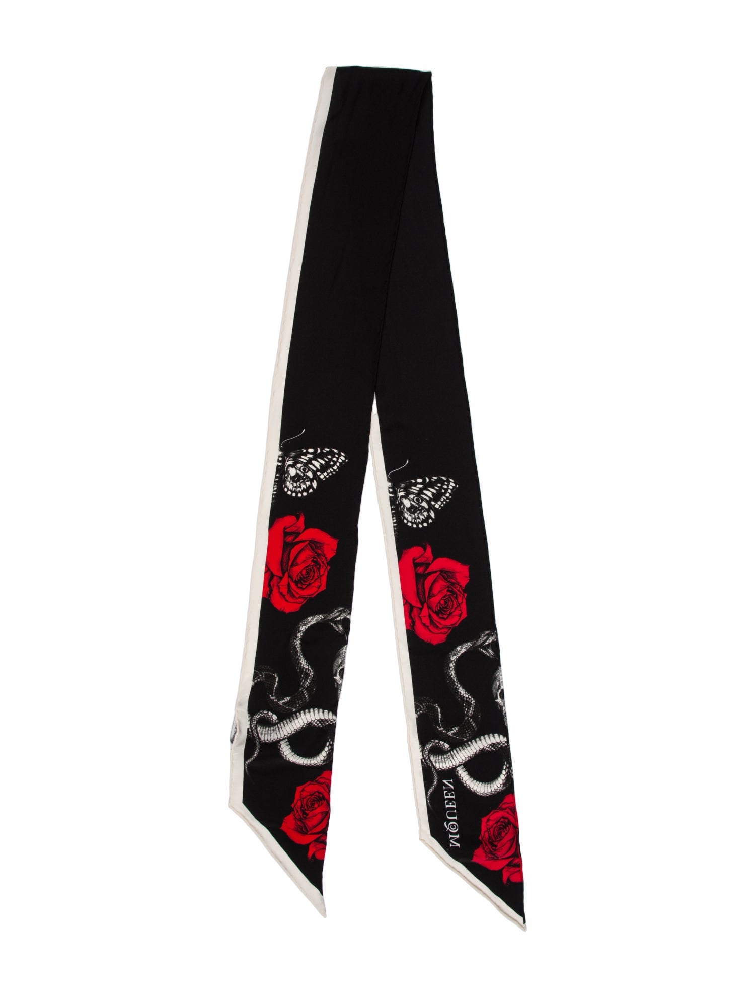 Alexander McQueen Silk Skull Scarf w/ Tags