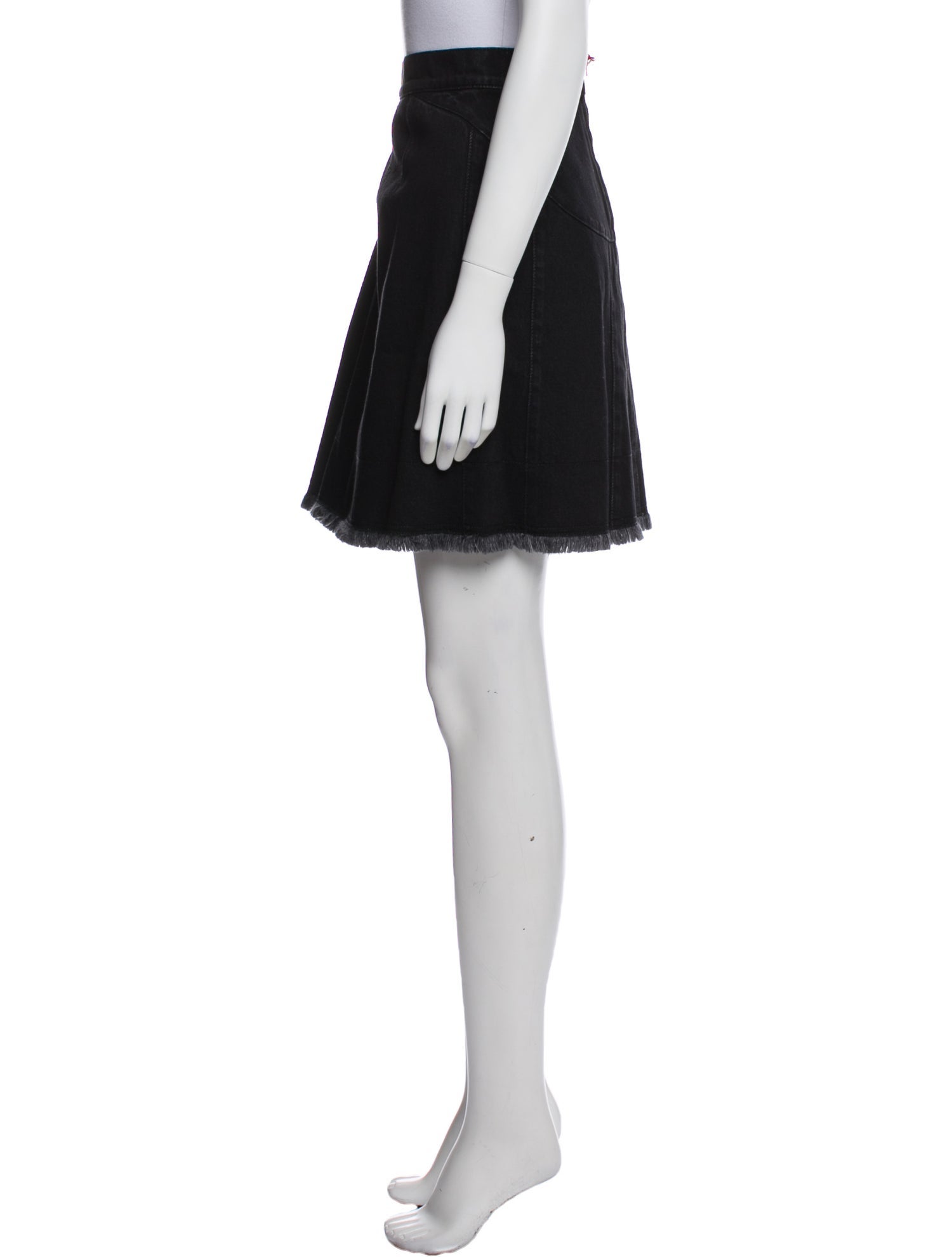 Alexander McQueen Raw-Edge Trim Mini Skirt w/ Tags