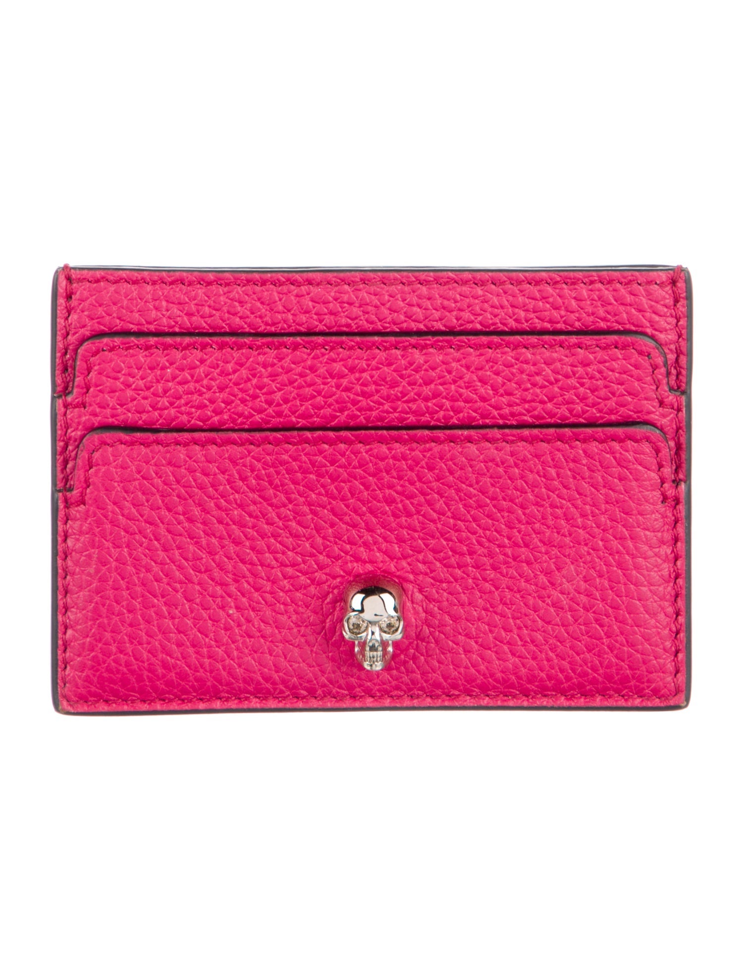 Alexander McQueen Skull Leather Card Holder