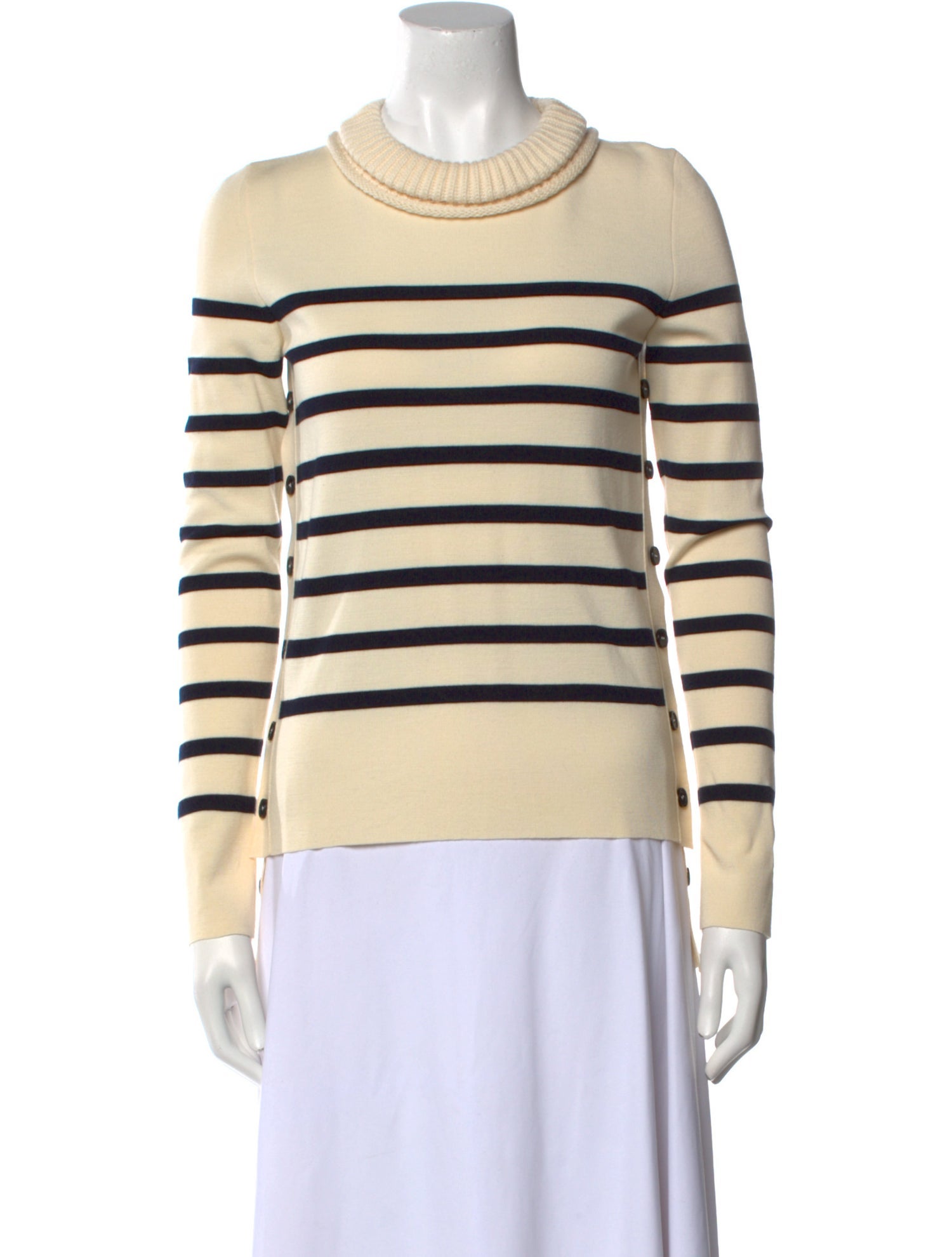 Alexander McQueen Wool Striped Sweater