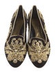 Alexander McQueen Suede Patterned Loafers