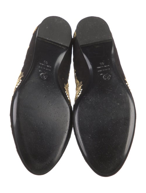 Alexander McQueen Suede Patterned Loafers