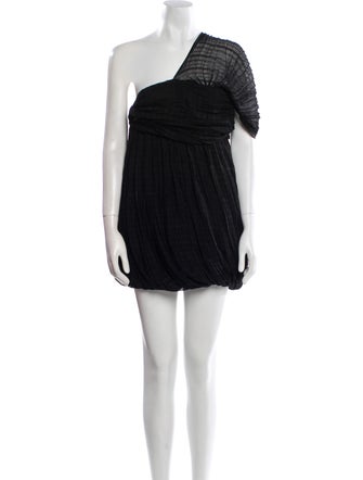 Alexander McQueen One-Shoulder Knee-Length Dress