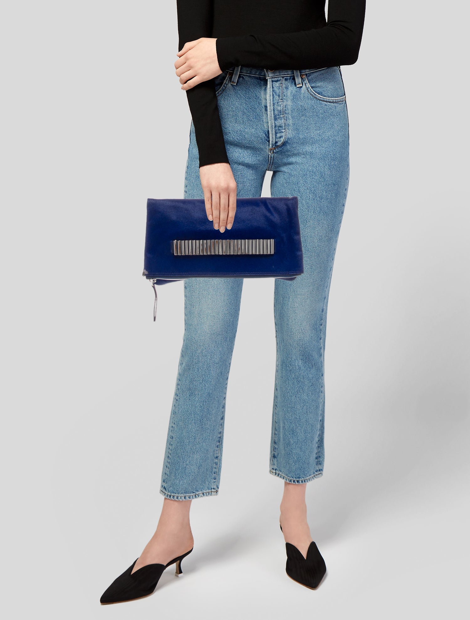 McQ Alexander McQueen Suede Clutch