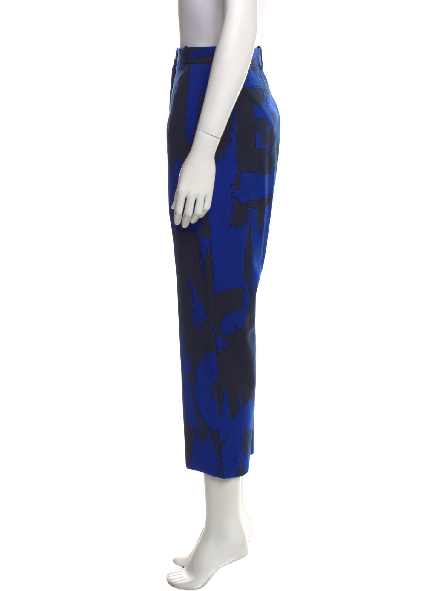 Alexander McQueen Wool Straight Leg Pants