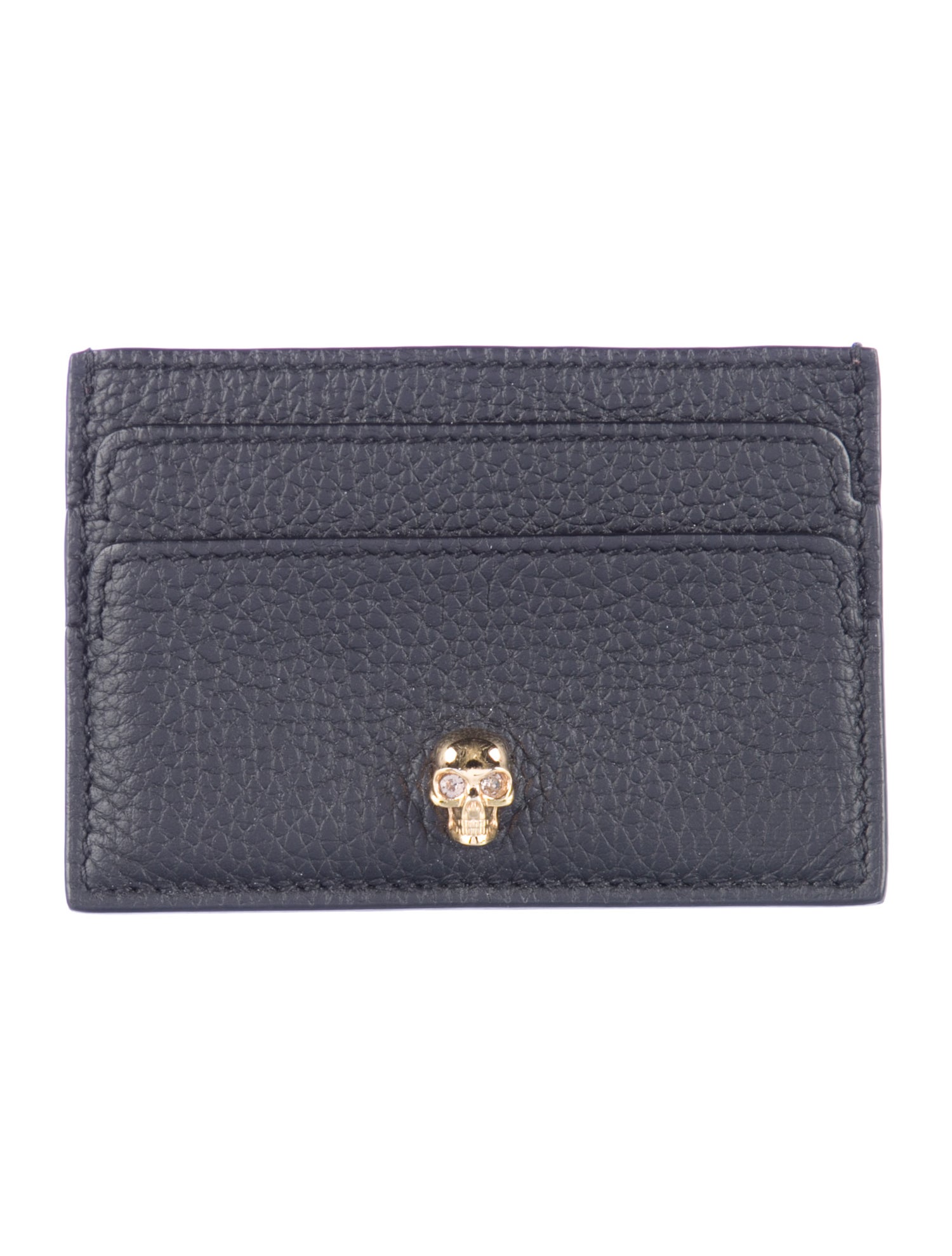 Alexander McQueen Skull Leather Card Holder