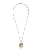 Alexander McQueen Crystal & Resin "Owlet Skull" Pendant Necklace