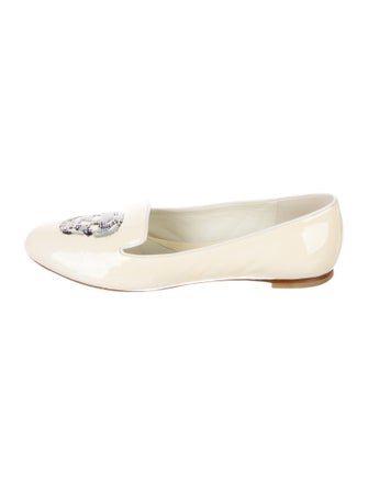 Alexander McQueen Skull Patent Leather Loafers