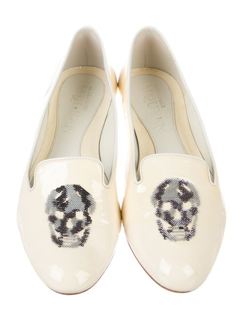 Alexander McQueen Skull Patent Leather Loafers