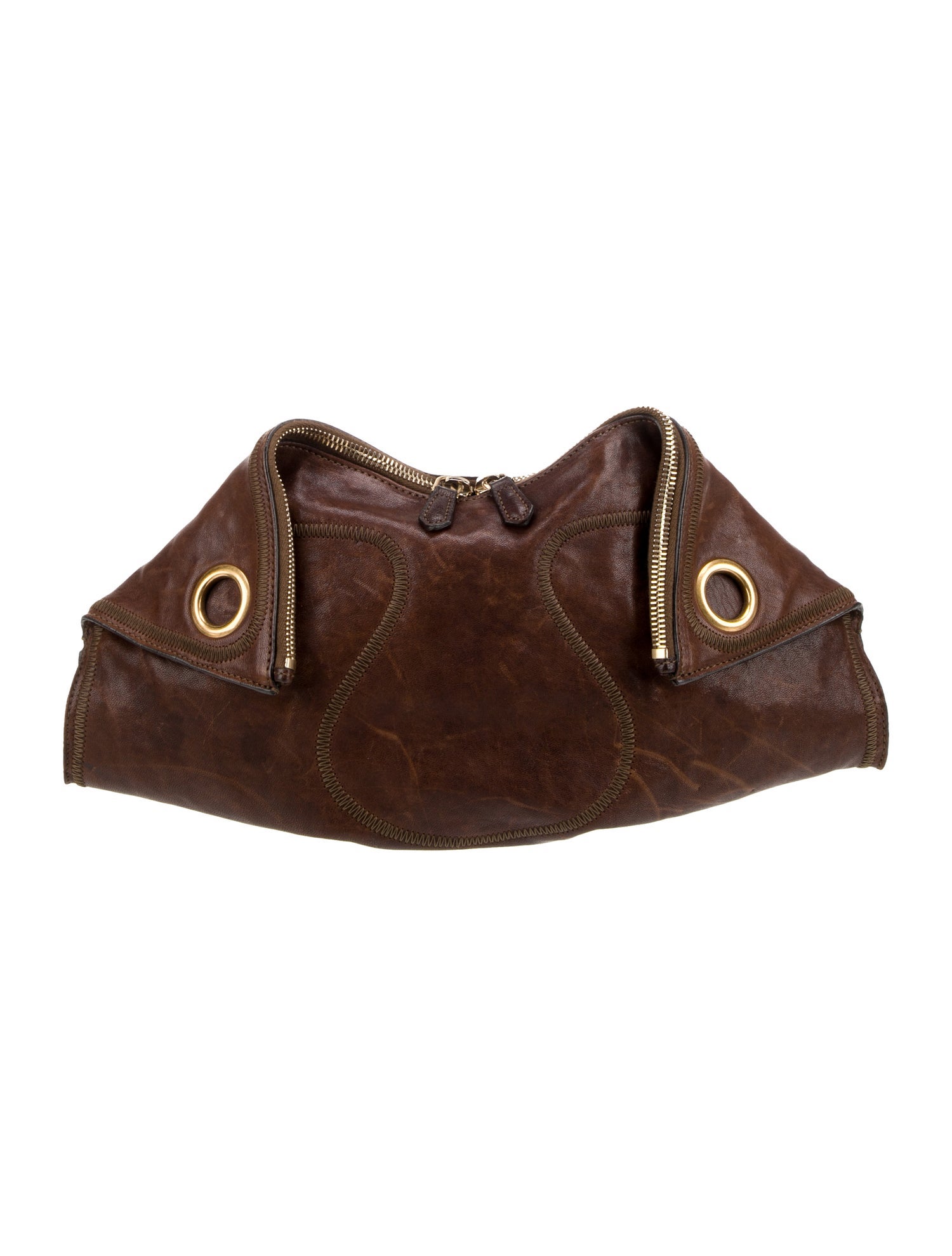 Alexander McQueen Leather Clutch