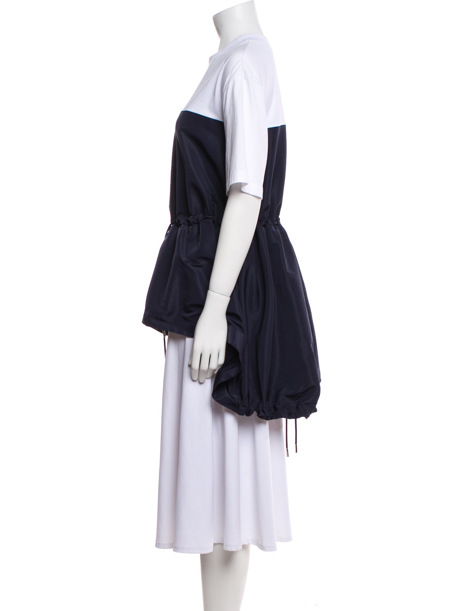 Alexander McQueen 2021 Off-The-Shoulder Button-Up Top