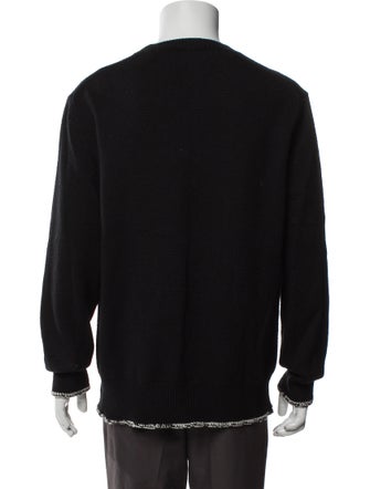 Alexander McQueen Wool Graphic Print Pullover