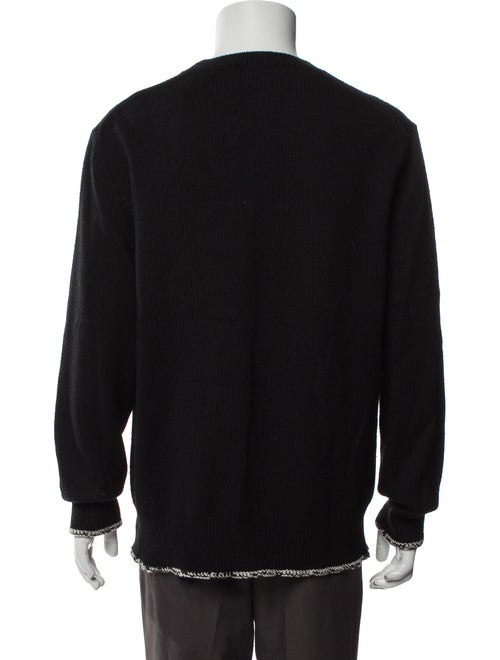 Alexander McQueen Wool Graphic Print Pullover