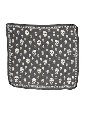 Alexander McQueen Silk Skull Scarf