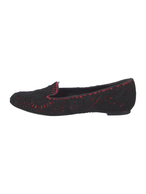Alexander McQueen Leather Patterned Loafers