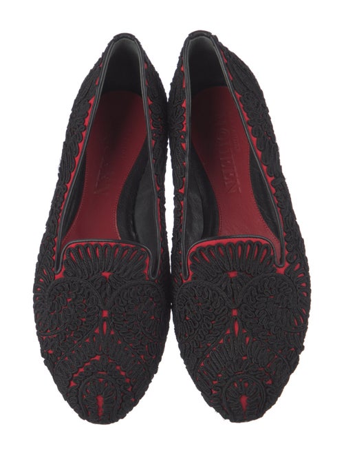 Alexander McQueen Leather Patterned Loafers