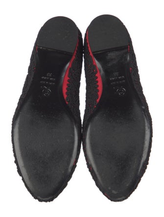 Alexander McQueen Leather Patterned Loafers