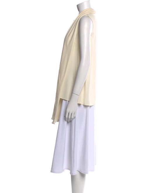 Alexander McQueen Silk Mock Neck Tunic