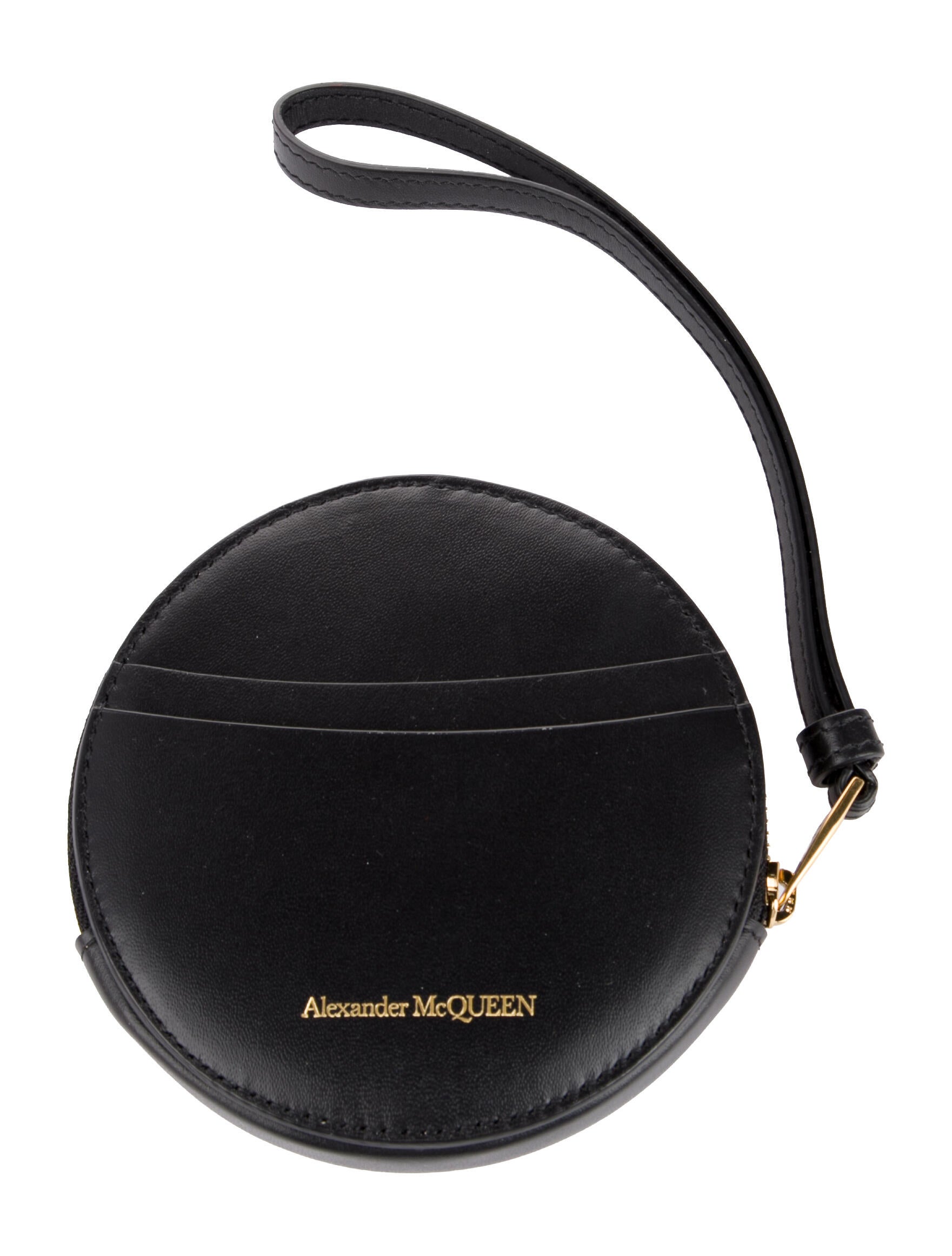 Alexander McQueen Leather Printed Wristlet