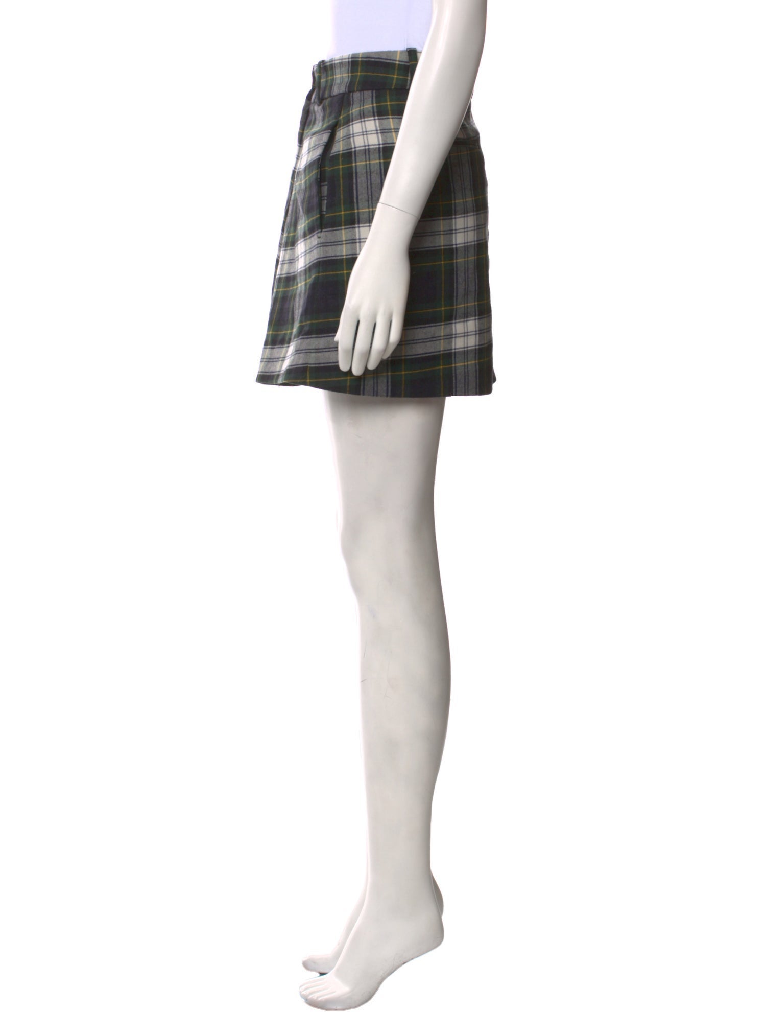 Alexander McQueen Wool Mini Skirt