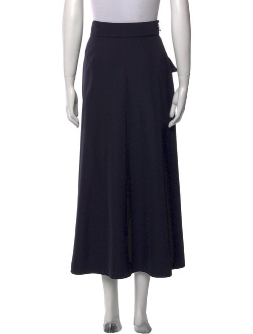 Alexander McQueen Wool Midi Length Skirt