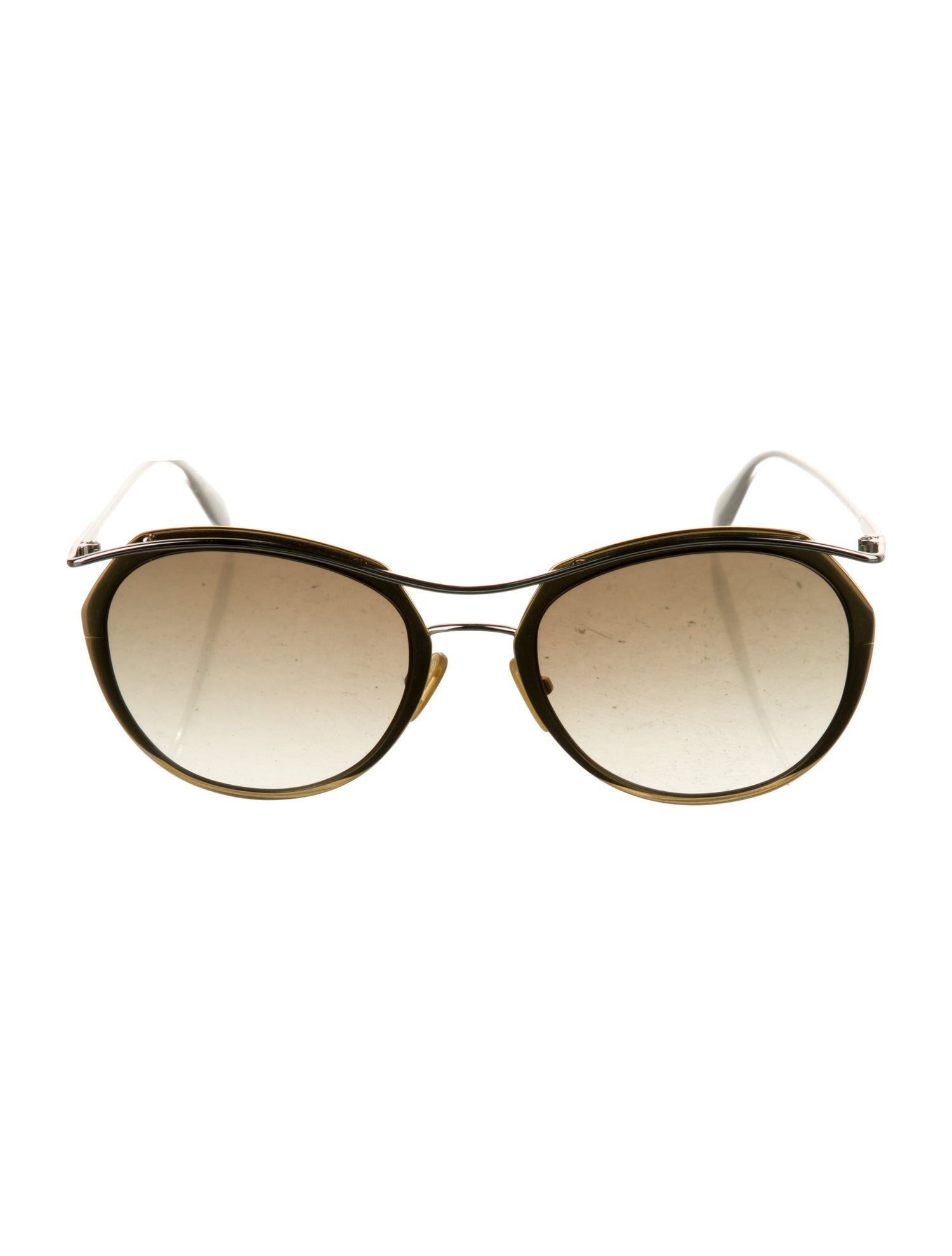 Alexander McQueen Skull Round Sunglasses