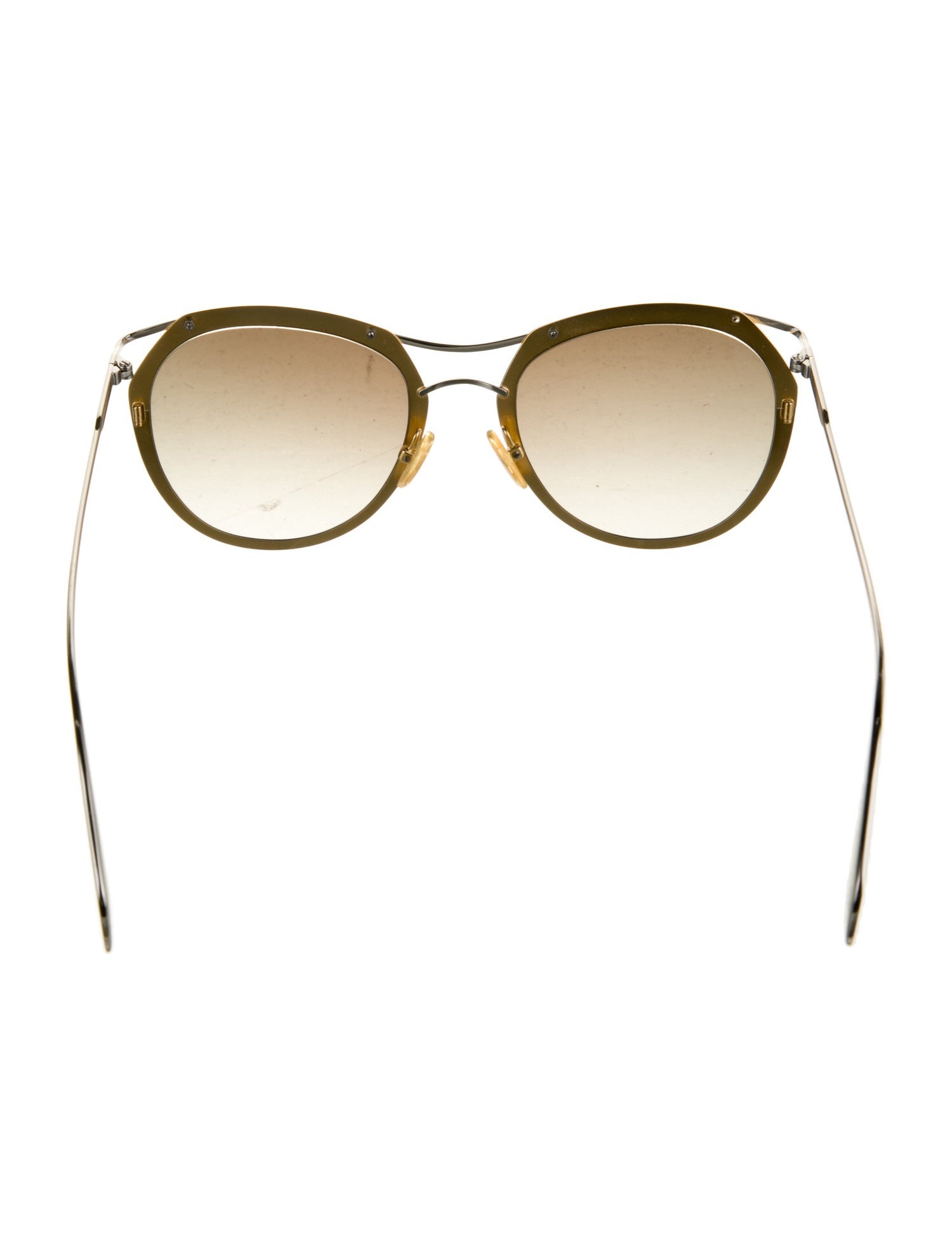 Alexander McQueen Skull Round Sunglasses