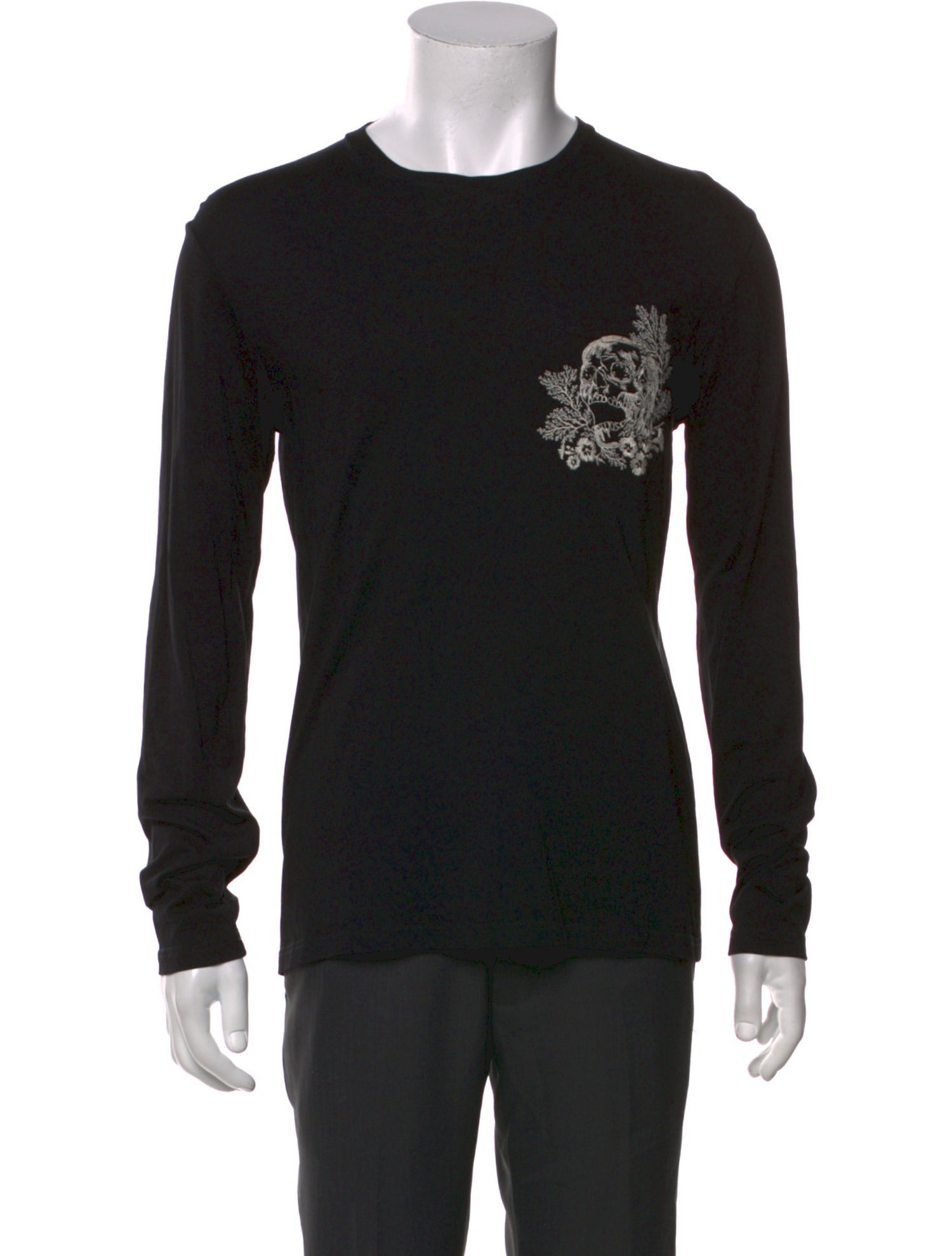 Alexander McQueen Graphic Print Crew Neck T-Shirt