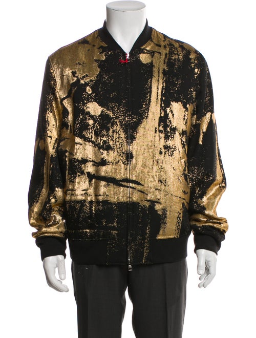 Alexander McQueen Tie-Dye Print Bomber Jacket