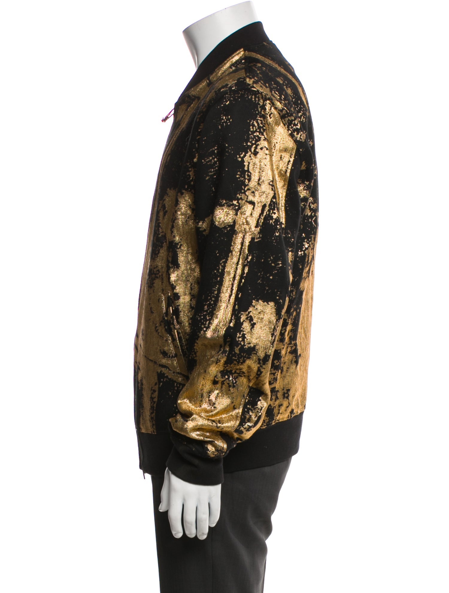 Alexander McQueen Tie-Dye Print Bomber Jacket