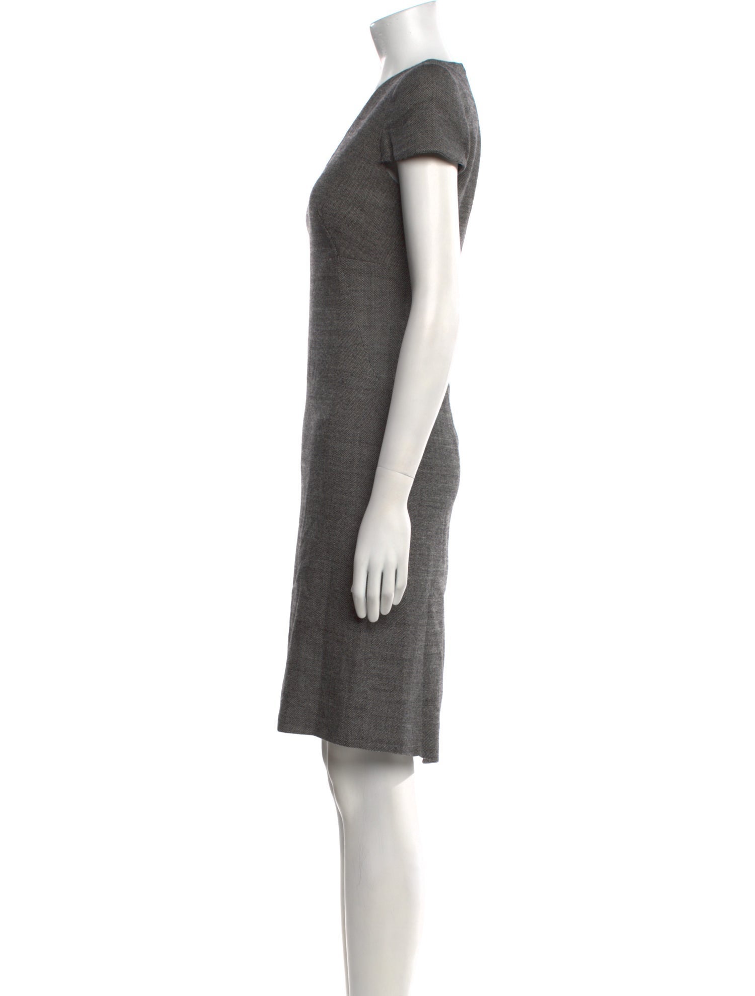 Alexander McQueen Virgin Wool Knee-Length Dress
