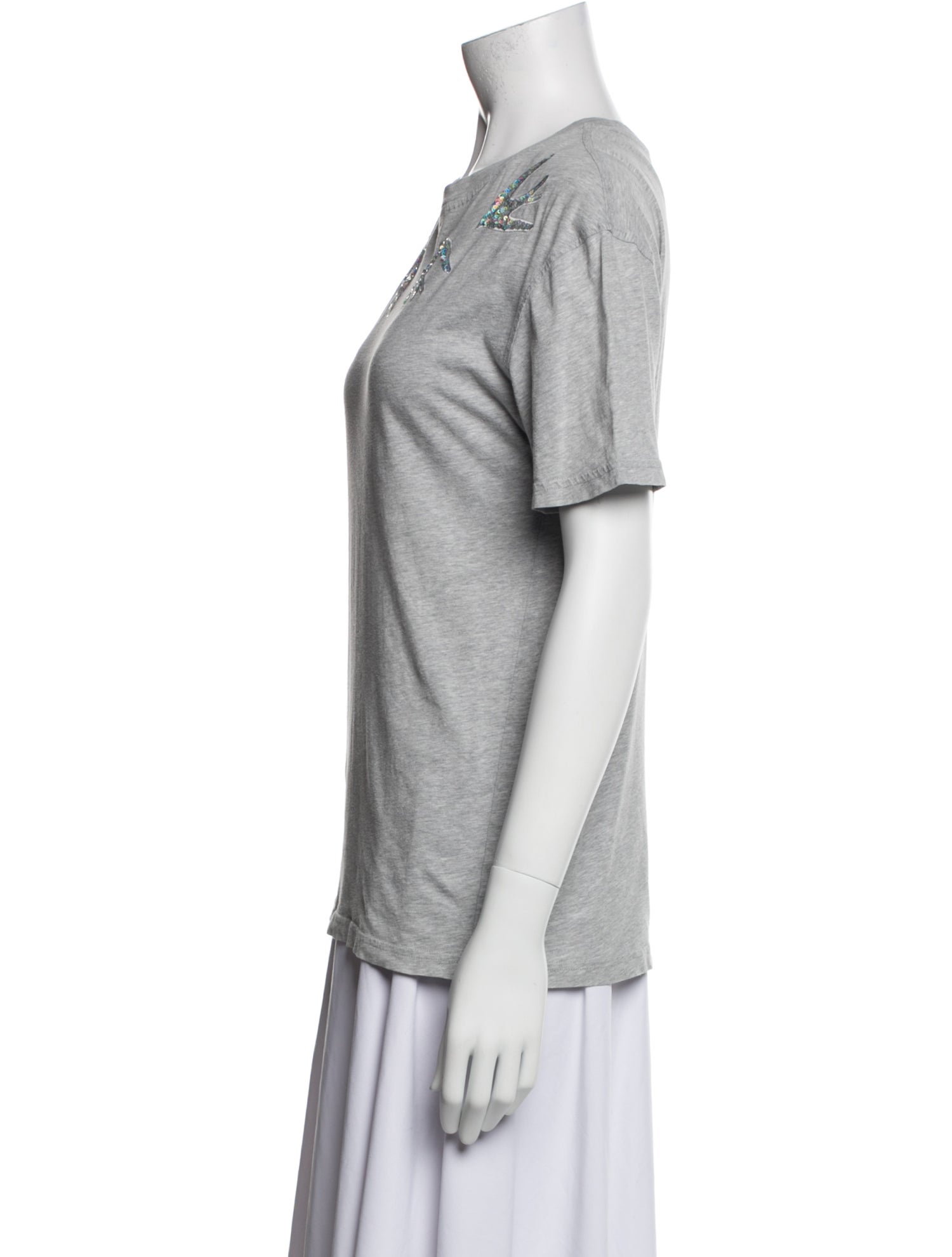 Alexander McQueen Crew Neck Short Sleeve T-Shirt