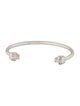 Alexander McQueen Thin Twin Skull Bracelet