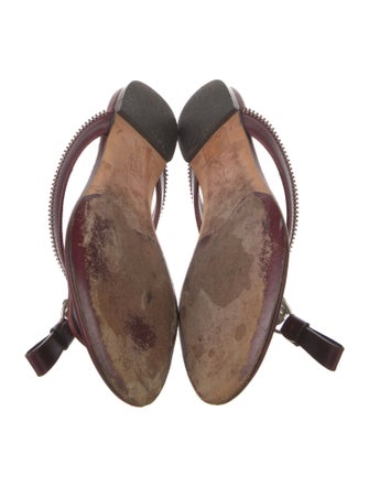 Alexander McQueen Skull Leather Slides