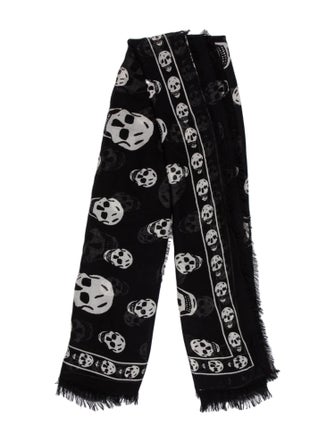 Alexander McQueen Skull Printed Scarf