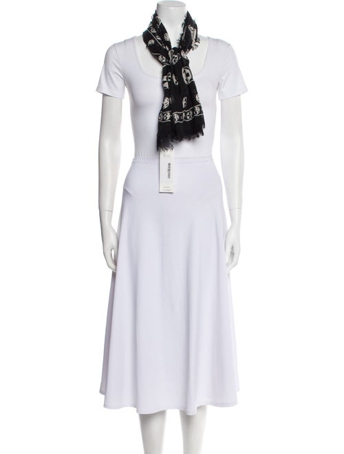 Alexander McQueen Skull Printed Scarf
