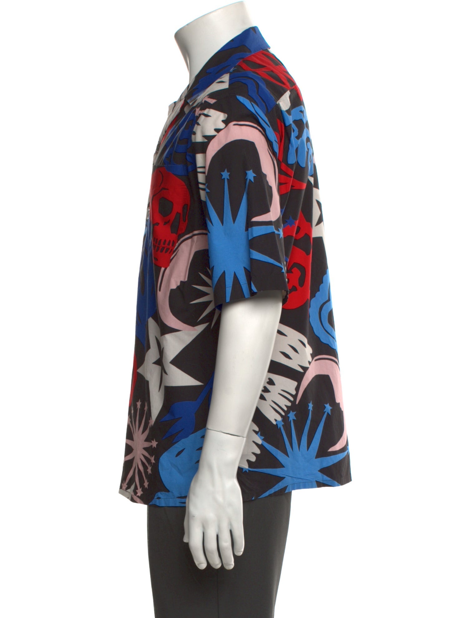 Alexander McQueen Printed Short Sleeve Shirt