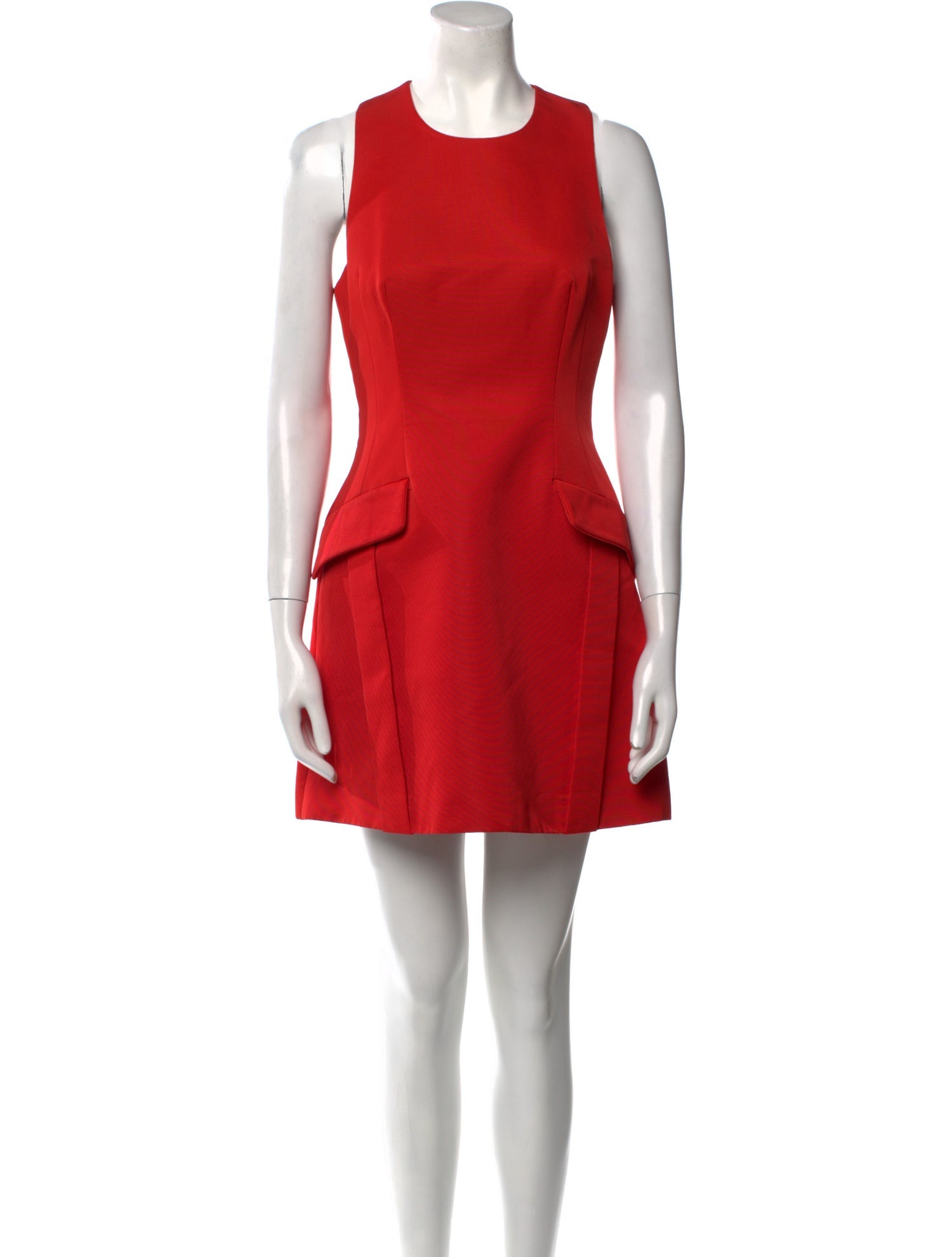 Alexander McQueen Crew Neck Mini Dress