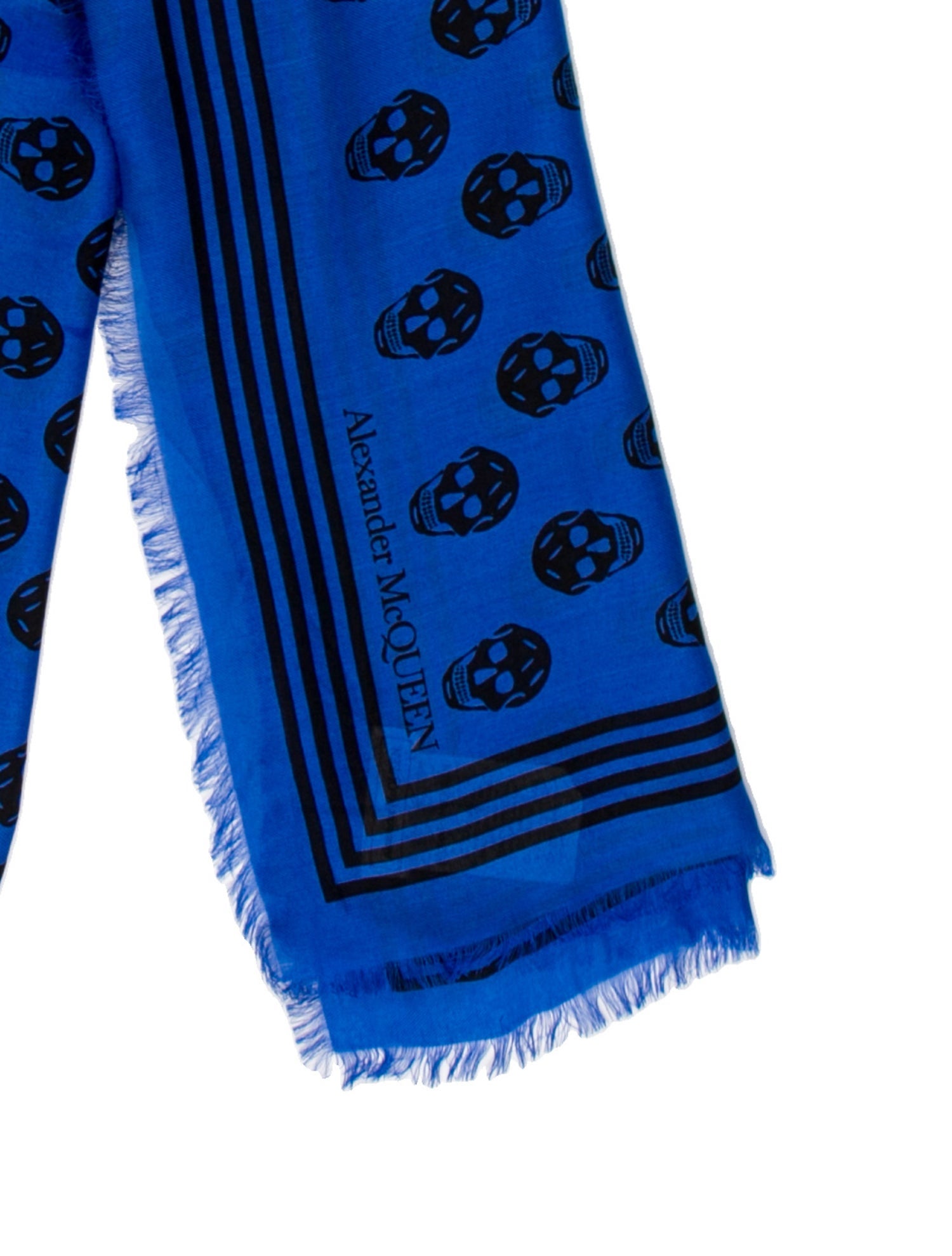 Alexander McQueen Skull Printed Scarf w/ Tags