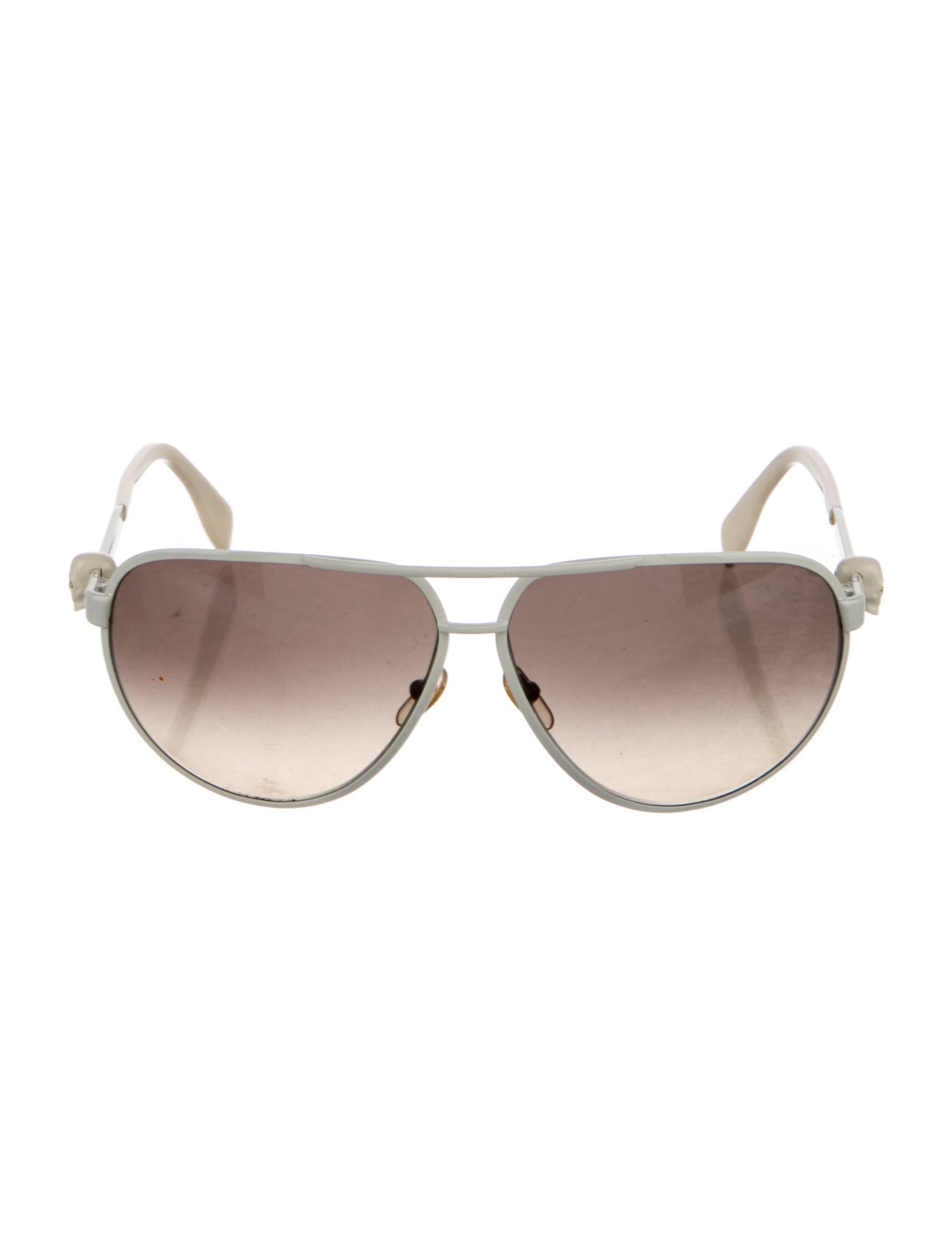 Alexander McQueen Aviator Gradient Sunglasses