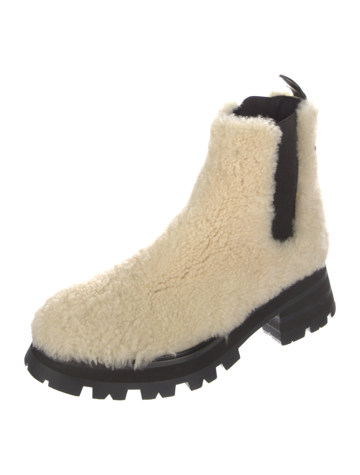 Alexander McQueen Shearling Chelsea Boots