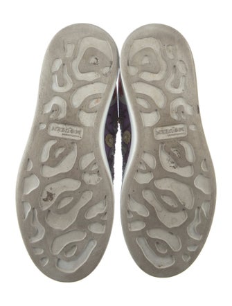 Alexander McQueen Leather Patterned Sneakers