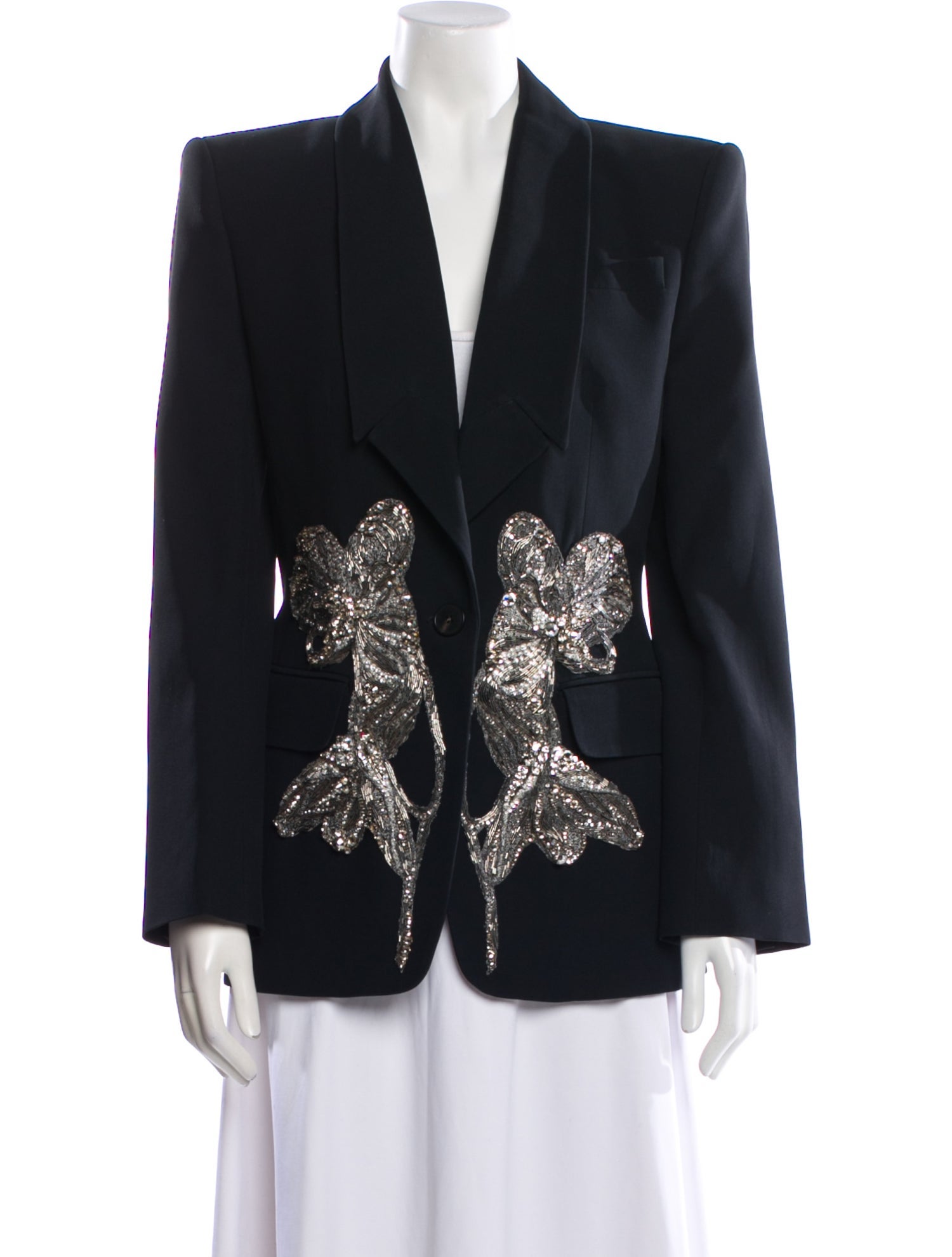 Alexander McQueen Printed Evening Jacket