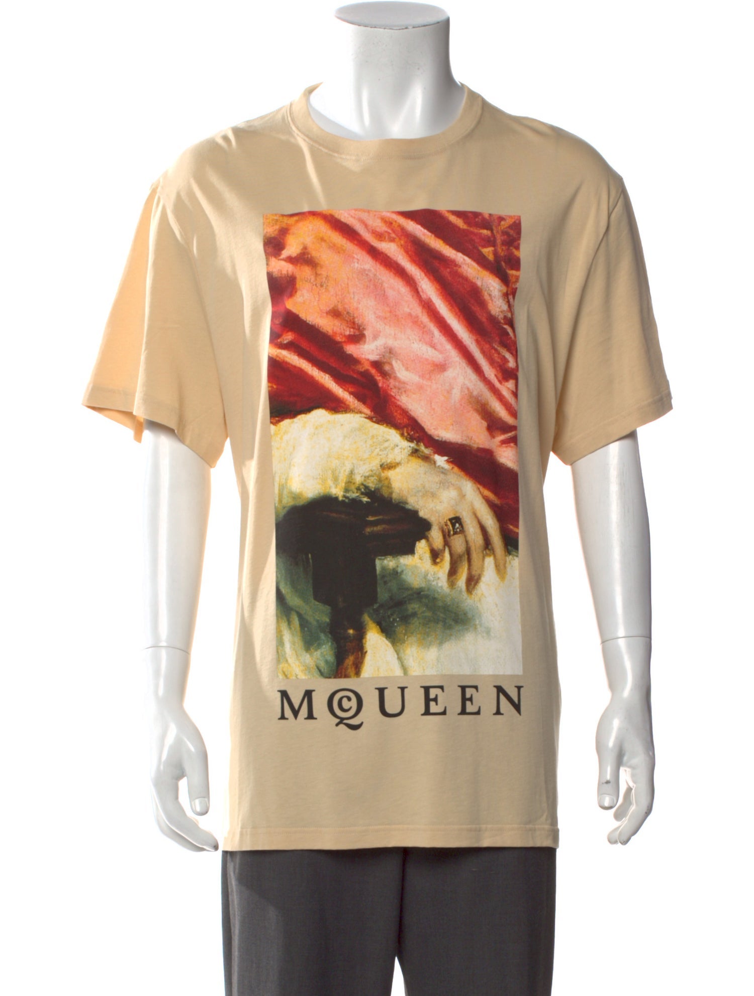 Alexander McQueen Graphic Print Crew Neck T-Shirt