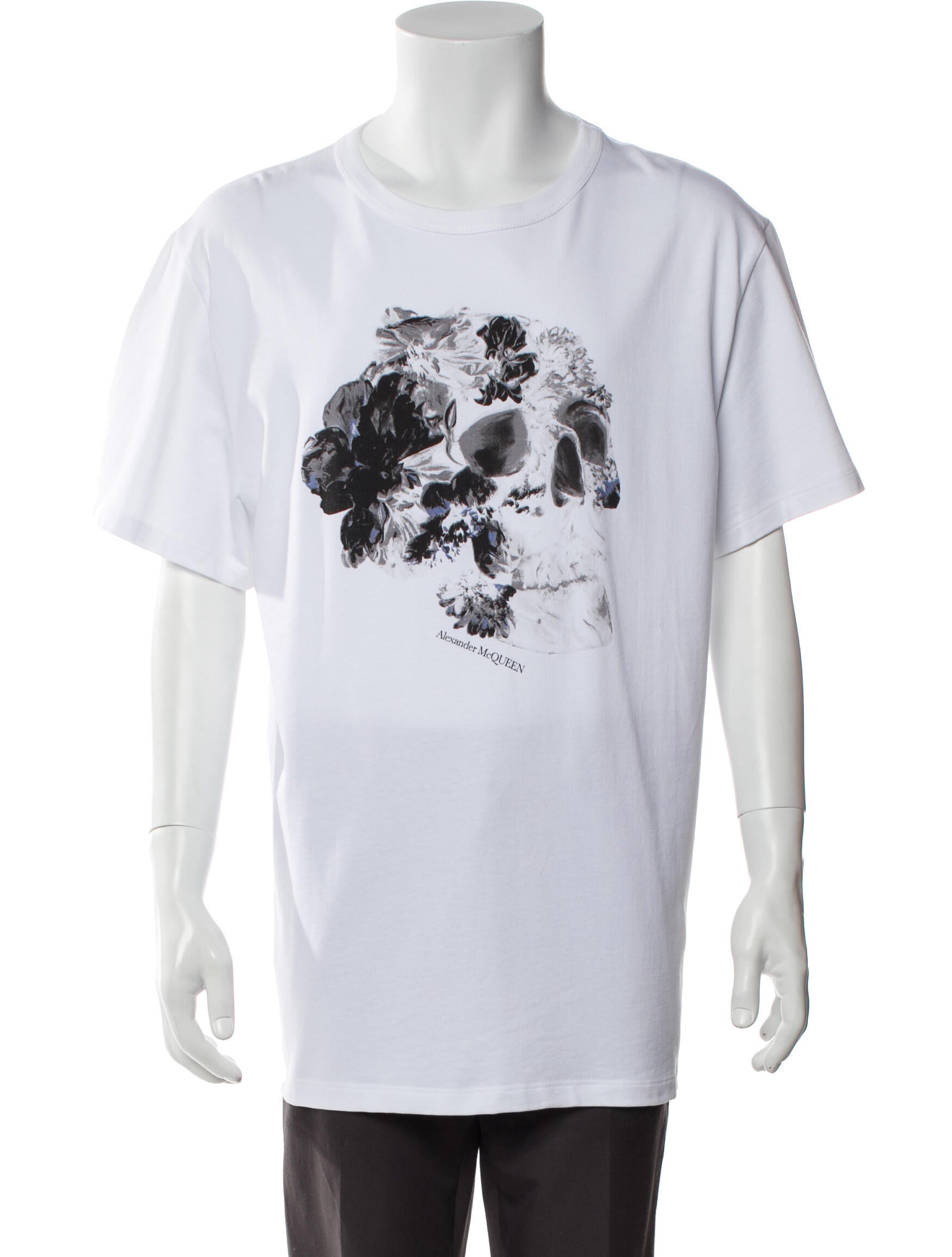 Alexander McQueen Graphic Print Crew Neck T-Shirt