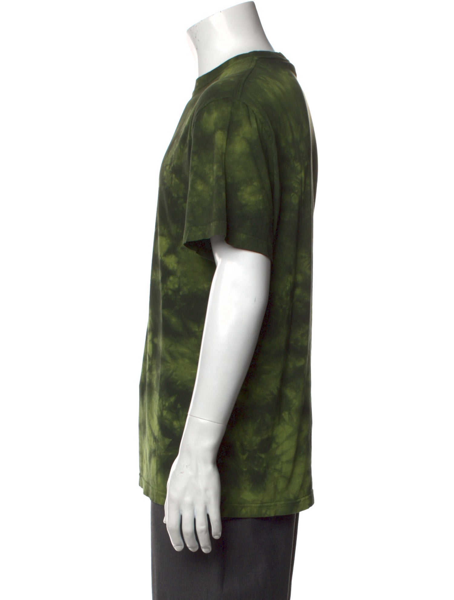 Alexander McQueen Tie-Dye Print Crew Neck T-Shirt