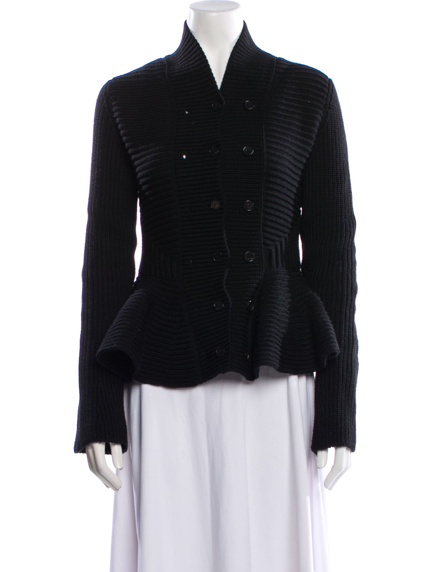 Alexander McQueen Wool V-Neck Sweater