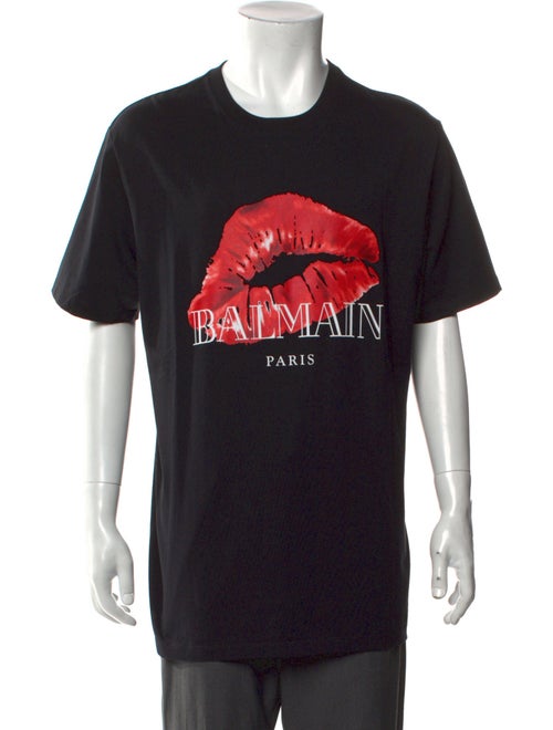 Balmain Mens' Graphic T-Shirt