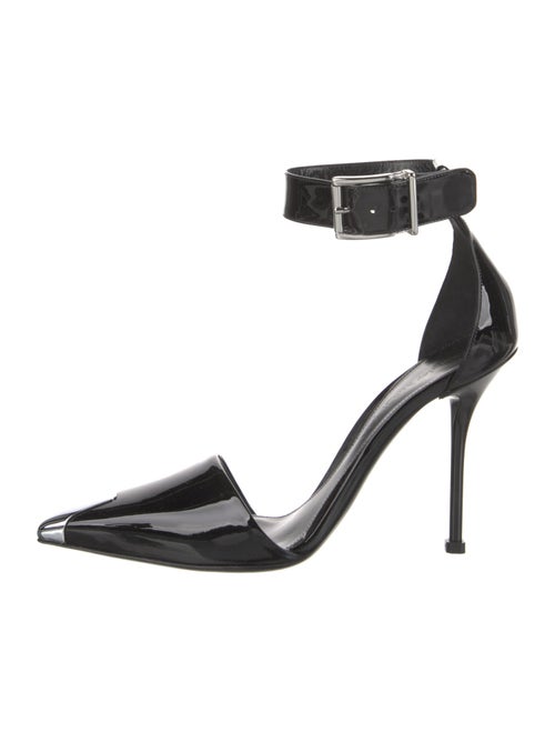 Alexander McQueen Leather D'Orsay Pumps